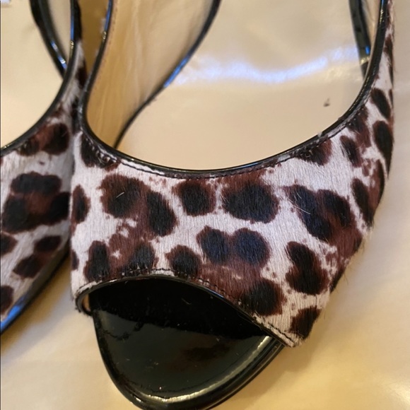 Jimmy Choo heel “Alexis” leopard print hair on hide pony - Picture 4 of 6
